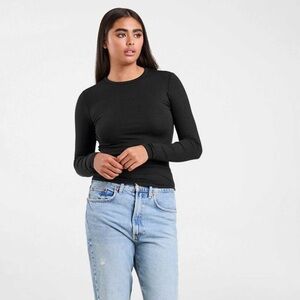 Nuuds long sleeve slinky ribbed shirt